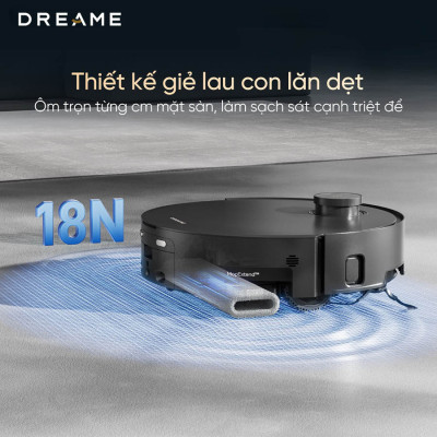 Robot Hút Bụi Lau Nhà Dreame Aqua 10 Pro Track 25.000 Pa, Sấy Nóng 100 Độ - Hàng Chính Hãng