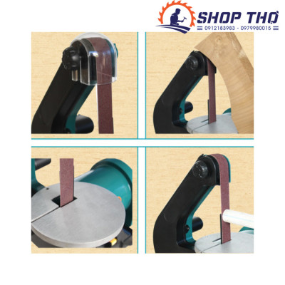 Máy chà nhám đĩa và đai ALLWIN MM493B 300w