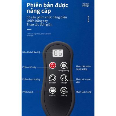 ￼Gối Massage Cổ Vai Gáy Hồng Ngoại (loại 1 ) - Máy Massage 16 bi cao cấp thế hệ mới  2024