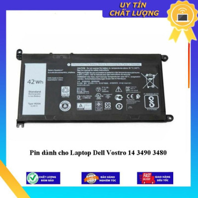 Pin dùng cho Laptop Dell Vostro 14 3490 3480 - Hàng Nhập Khẩu New Seal