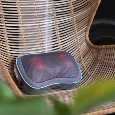 Gối massage shiatsu 3D cao cấp công nghệ GEL – Pin sạc HoMedics GST-550HRC-EU- Hàng chính hãng