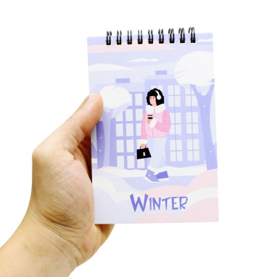 Sổ Lò Xo Note 4 Mùa A6 - Kẻ Ngang - 160 Trang 80gsm - The Sun - Winter