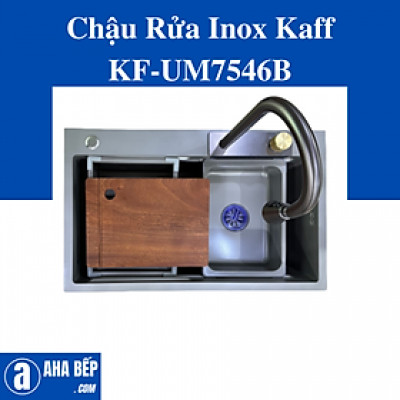 CHẬU RỬA INOX KAFF KF-UM7546B. Hàng Chính Hãng 