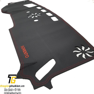 Thảm da Taplo Kia Sorento 2021 vân Carbon cao cấp