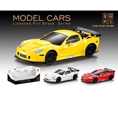 GOUKAI - 866-92417 Mô hình xe ô tô CORVETTE RACING C6R tỷ lệ: 1:24 (KT 30x13.5x15cm)