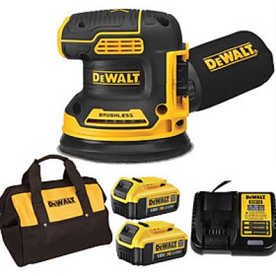 MÁY CHÀ NHÁM PIN CẦM TAY 20V-125MM DEWALT DCW210M2- HÀNG CHÍNH HÃNG