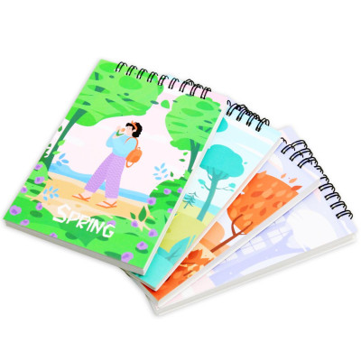Sổ Lò Xo Note 4 Mùa A6 - Kẻ Ngang - 160 Trang 80gsm - The Sun - Spring