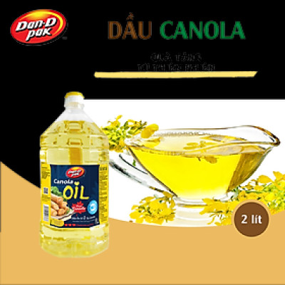 Dầu cải canola oil 2 lít Dan D Pak