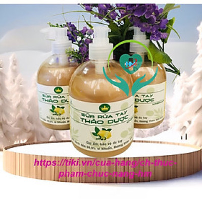 Sữa rửa tay Thảo dược Kingphar , chai 500ml