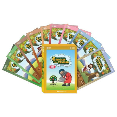 Sách - Bộ Sách Gieo Hạt Cùng Vĩ Nhân - Bộ 2 (Bộ 10 Cuốn)