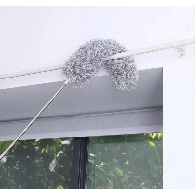 Chổi Quét Trần Nhà, Màng Nhện Inox Dài 2.8m Xếp Gọn