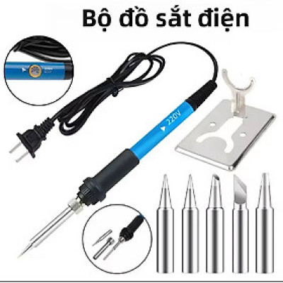 BỘ MỎ HÀN THIẾC CHỈNH NHIỆT TẶNG KÈM THEO 5 MŨI HÀN ĐẾ GÁC MỎ HÀN HÀNG CHUẨN CHẤT LƯỢNG 