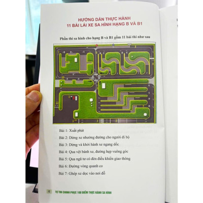 Sách Tự Tin Chinh Phục 100 Điểm Sa Hình, In Màu, Xuất Bản Chính Hãng