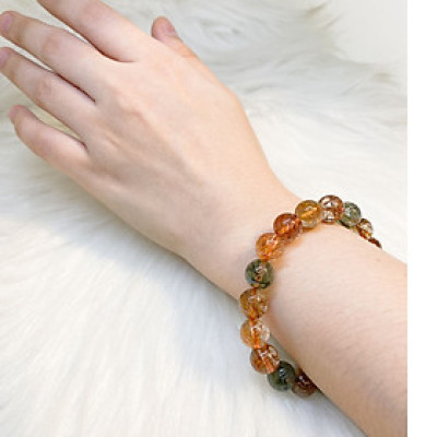 Lắc đá Thạch anh Tam tài 10ly