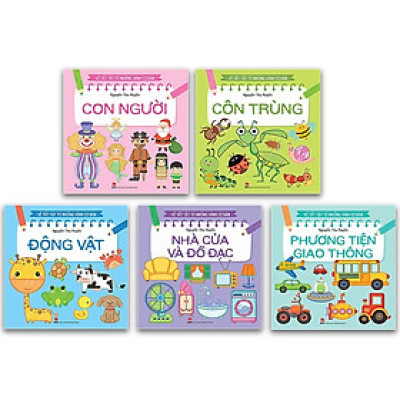 Sách - Vẽ Tất Tật Từ Những Hình Cơ Bản - Combo 5 cuốn - NXB Kim Đồng