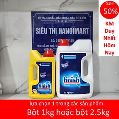 Bột rửa bát sinh học Satos, bột rửa bát Alio, bột rửa bát Finish 2.5kg