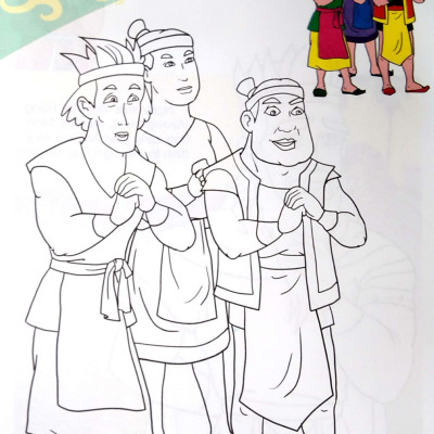 Em Tập Tô Màu Và Đọc Truyện Kho Tàng Truyện Cổ Dân Gian Việt Nam - Sự Tích Bánh Chưng Bánh Giày