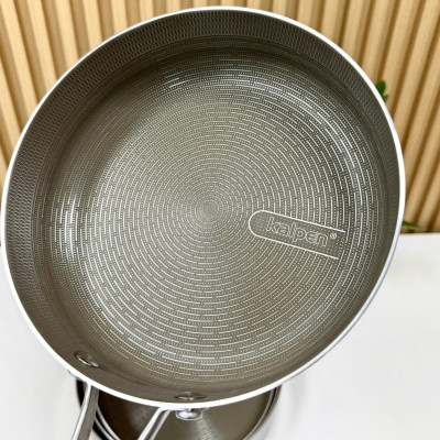 Chảo Inox 3 lớp liền khối chống dính Kalpen Nano Titanium Dauer chuản Đức - Hàng chính hãng