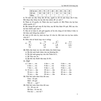 Sách - Nâng Cao Và Phát Triển Tư Duy Toán Lớp 2 - Khang Việt Book