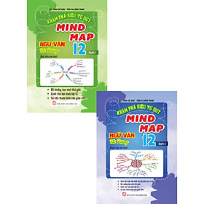 Combo Khám Phá Siêu Tư Duy Mind Map Ngữ Văn Tài Năng 12 (Bộ 2 Cuốn) _KV