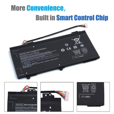 Pin Tương Thích Cho Laptop Hp 14-Al000 Se03Xl 3 Cell - Pavilion 14-Al000 14-Al100 14-Av000 - Hàng Nhập Khẩu New Seal TEEMO PC TEBAT1436