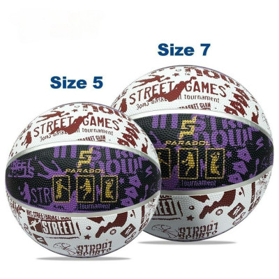 Banh Bóng Rổ Size 7 Tặng Kèm Bơm Tay + Kim Bơm + Túi Lưới Quả Số 7 Da Cao Su Chơi Ngoài Trời Outdoor
