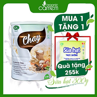 [MUA 1 TẶNG 1] SỮA CHAY SOYNA - SỮA HẠT BỔ SUNG PROTEIN CHO NGƯỜI ĂN CHAY- SỮA THỰC VẬT CAO CẤP SOYNA BỔ SUNG CANXI CHO XƯƠNG CHẮC KHỎE