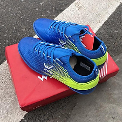 Giày đá banh sân cỏ nhân tạo  wwwika Flash Xanh Biển NEW