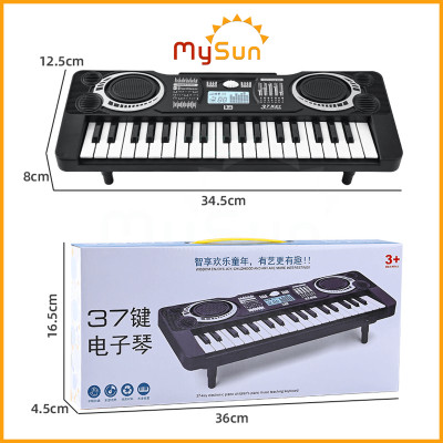 Đàn Piano Organ mini đồ chơi nhạc cụ đánh đàn cho bé có nhạc tặng kèm PIN
