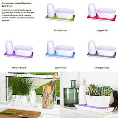 Chậu Trồng Rau Sạch Tự Dưỡng và Tự động tưới Basic UNO nhập khẩu Bồ Đào Nha dùng trồng rau và cây để bàn trong nhà hàng, khách sạn hay hộ gia đình