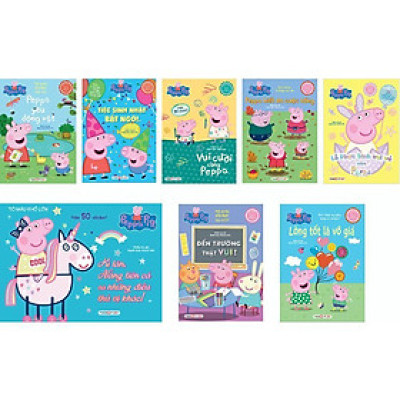 Sách Tương Tác - Cùng Học Cùng Chơi Với Peppa Pig - Combo 8 Cuốn - Tân Việt Books