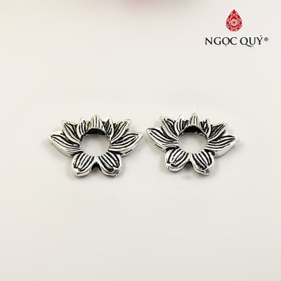 Charm lồng hạt hình hoa sen - Ngọc Quý Gemstones