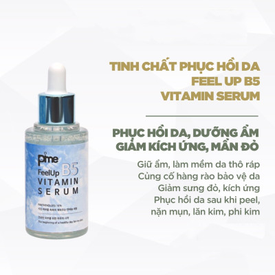 TINH CHẤT PHỤC HỒI VITAMIN B5 PIME FEEL UP SERUM 50G