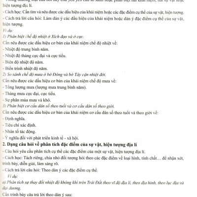 Bồi Dưỡng Học Sinh Giỏi Địa Lí 10 (Biên Soạn Theo Chương Trình GDPT Mới - ND) 