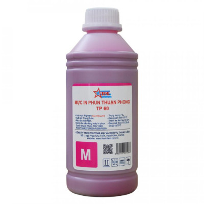 Bộ 4 Màu Mực in phun Thuận Phong PIGMENT TP60 (1L) dùng cho máy in phun Epson - Hàng Chính Hãng