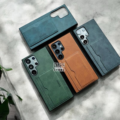 Ốp Lưng Da Có Ngăn Để Thẻ Cao Cấp Cho Samsung S24 Ultra / S23 Ultra / S23 PLus / S22 Ultra / S22 Plus / Note 20 Ultra
