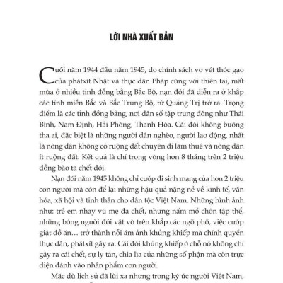 Sự thật về nạn đói năm 1945 (qua tư liệu và ký ức lịch sử)