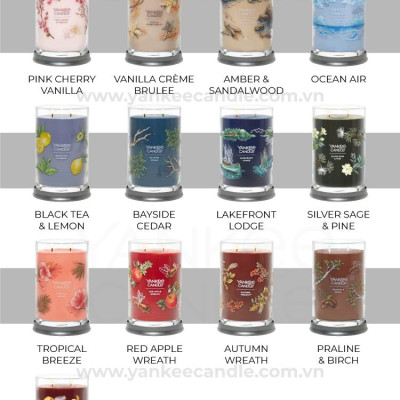 Nến ly tròn sáp đậu nành Yankee Candle size L (567g) - Ocean Air