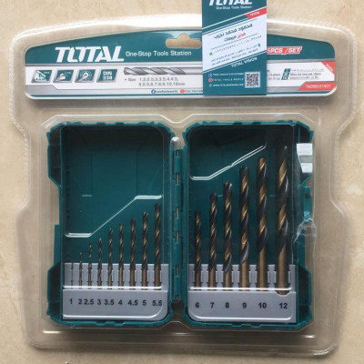 BỘ 15 MŨI KHOAN HSS TOTAL TACSDL51501