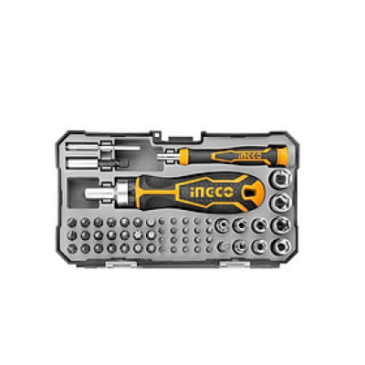 BỘ TUỐC NƠ VÍT ĐA NĂNG 55 CHI TIẾT INGCO HKSDB0558 - HÀNG CHÍNH HÃNG