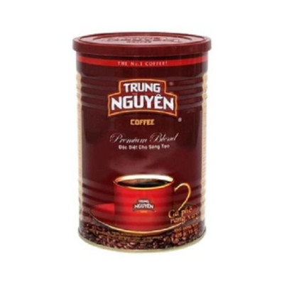 Cà Phê Rang Xay Pha Phin Premium Blend Trung Nguyên Legend - Lon 425gr (Vị đậm, thơm lâu, cafein thấp)