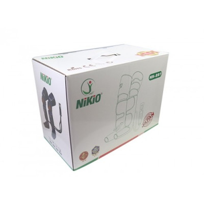 Máy Nén Ép Trị Liệu Suy Giãn Tĩnh Mạch Chân Nikio NK-287 - Massage Chân Bằng Công Nghệ Túi Khí Tân Tiến Với Áp Suất 50 Kpa - Tích Hợp Nhiệt Sưởi Ấm Đầu Gối - Tăng Tuần Hoàn Máu, Hỗ Trợ Cải Thiện Suy Giãn Tĩnh Mạch Và Đau Nhức Chân