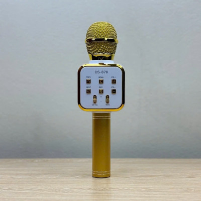 Micro Karaoke Bluetooth kèm loa kết nối điện thoại, máy tính bảng Hát Không Dây, Nghe Nhạc, Hỗ Trợ Kết Nối Thẻ Nhớ, USB Pin sạc MÀU ĐEN - Hàng Chính Hãng