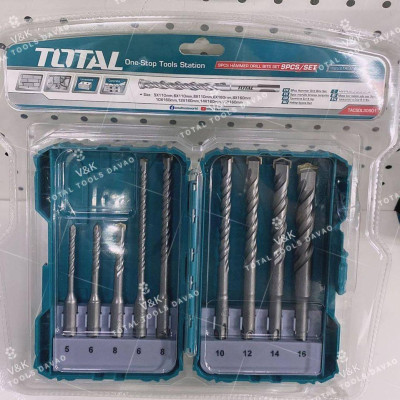 BỘ MŨI KHOAN BÊ TÔNG GÀI 9 CHI TIẾT 5-16MM TOTAL TACSDL30901
