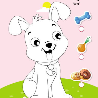 Tô màu phát triển trí thông minh - Tô màu song ngữ Anh - Việt (Túi 8 cuốn, dành cho trẻ 2 - 6 tuổi)