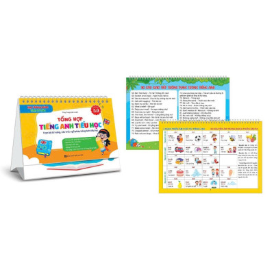 Combo Bộ lịch CÔNG THỨC GIẢI NHANH TOÁN TIỂU HỌC (Phiên bản 5.0) & TỔNG HỢP KIẾN THỨC TIẾNG ANH TIỂU HỌC (Phiên bản 5.0)