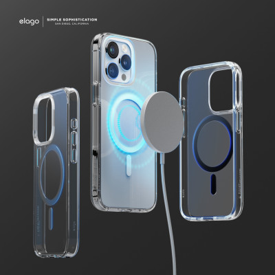 Ốp Lưng Trong Suốt Elago Mag Hybird Clear Case Sạc Không Dây Dành Cho iPhone 15 PRO MAX / iPhone 15 Pro - HÀNG CHÍNH HÃNG