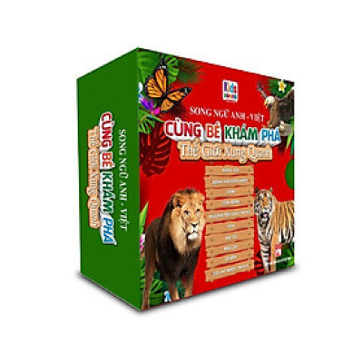Sách - Cùng Bé Khám Phá Thế Giới Xung Quanh - Song Ngữ Anh Việt - Combo 10 Cuốn - Việt Thư