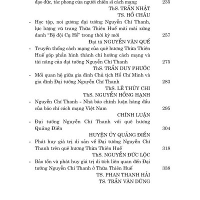 Đồng Chí Nguyễn Chí Thanh với cách mạng Thừa Thiên Huế (1937 - 1949) bản in 2024