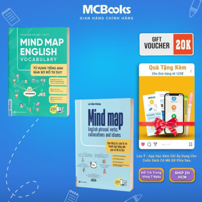 Sách - Mindmap English Học Tiếng Anh Cho Người Mới Bắt Đầu - MCBooks